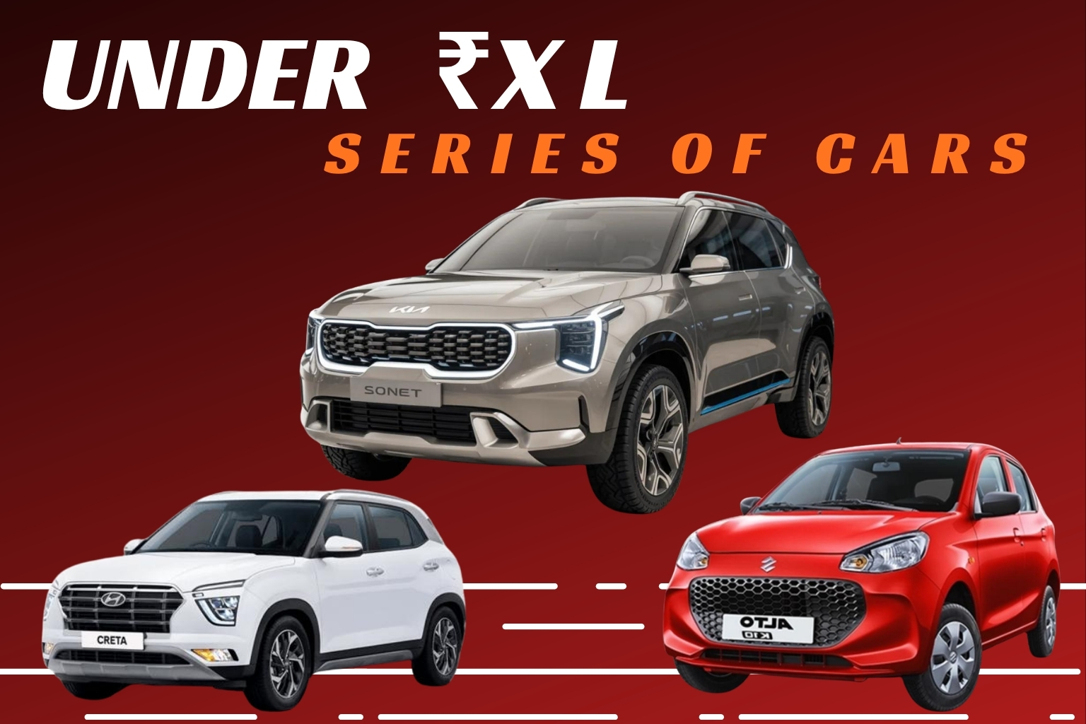 Under ₹X Series of Cars: Best Auto Deals to Buy Smart