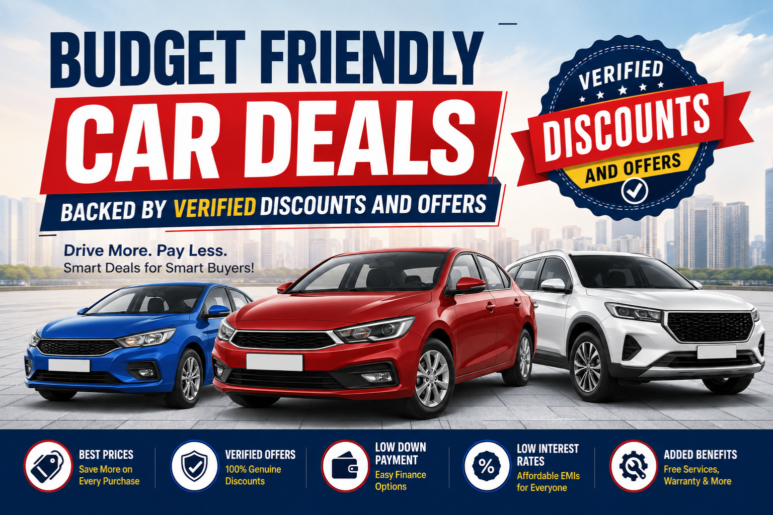 Budget Friendly Car Deals Backed by Verified Discounts and Offers