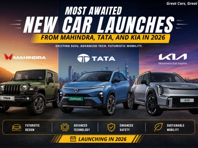 Most Awaited New Car Launches From Mahindra, Tata, and Kia in 2026