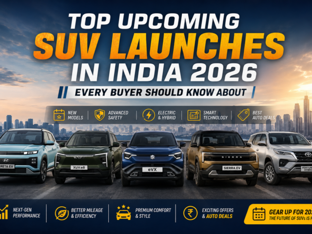 Top Upcoming SUV Launches in India 2026