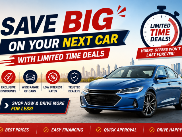 Save Big on Your Next Car with Limited Time Deals