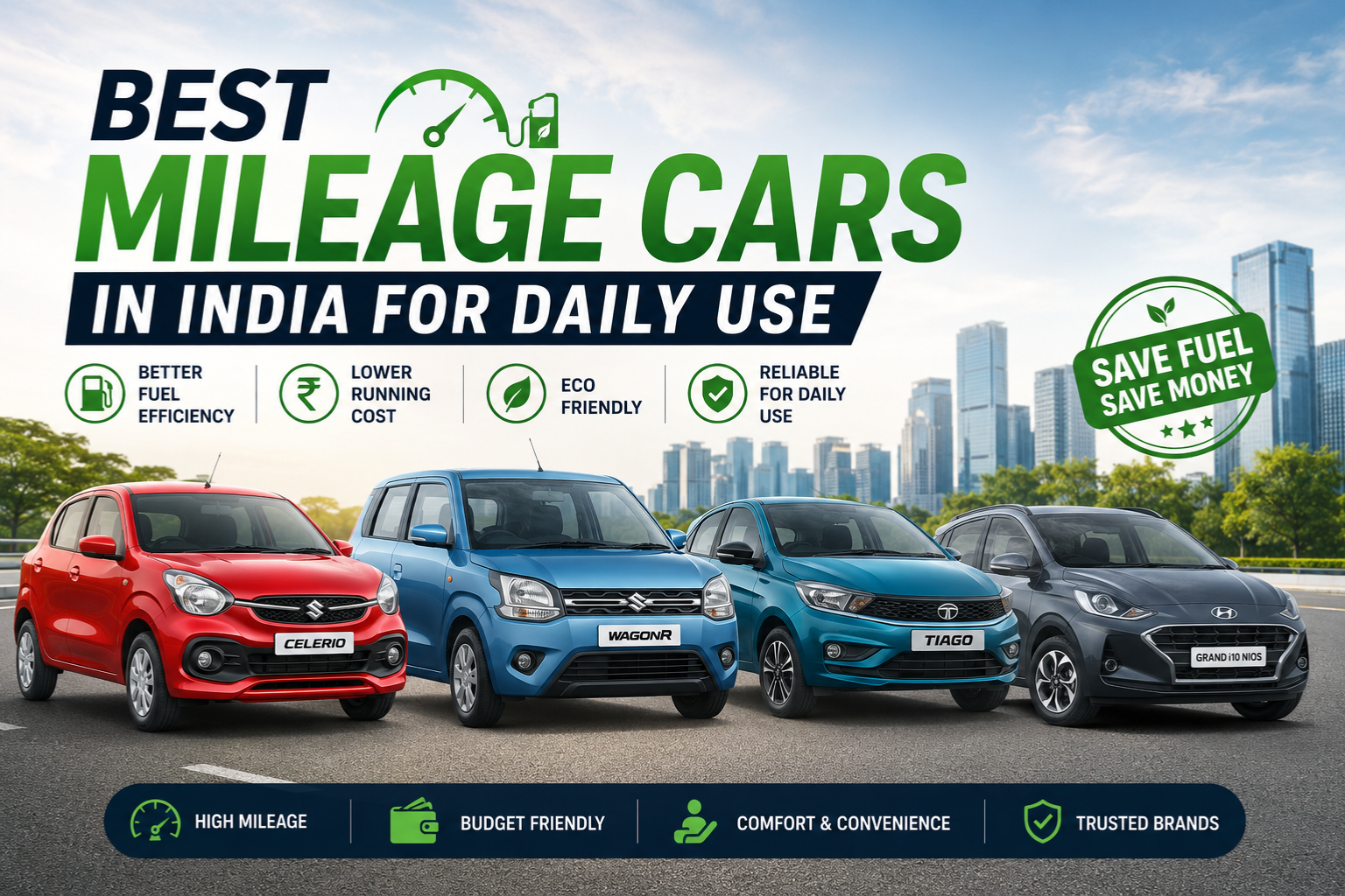 Best Mileage Cars in India for Budget-Friendly Daily Driving Today