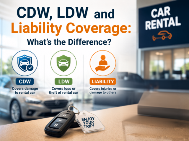 Car Rental Insurance USA: CDW, LDW and Liability Coverage